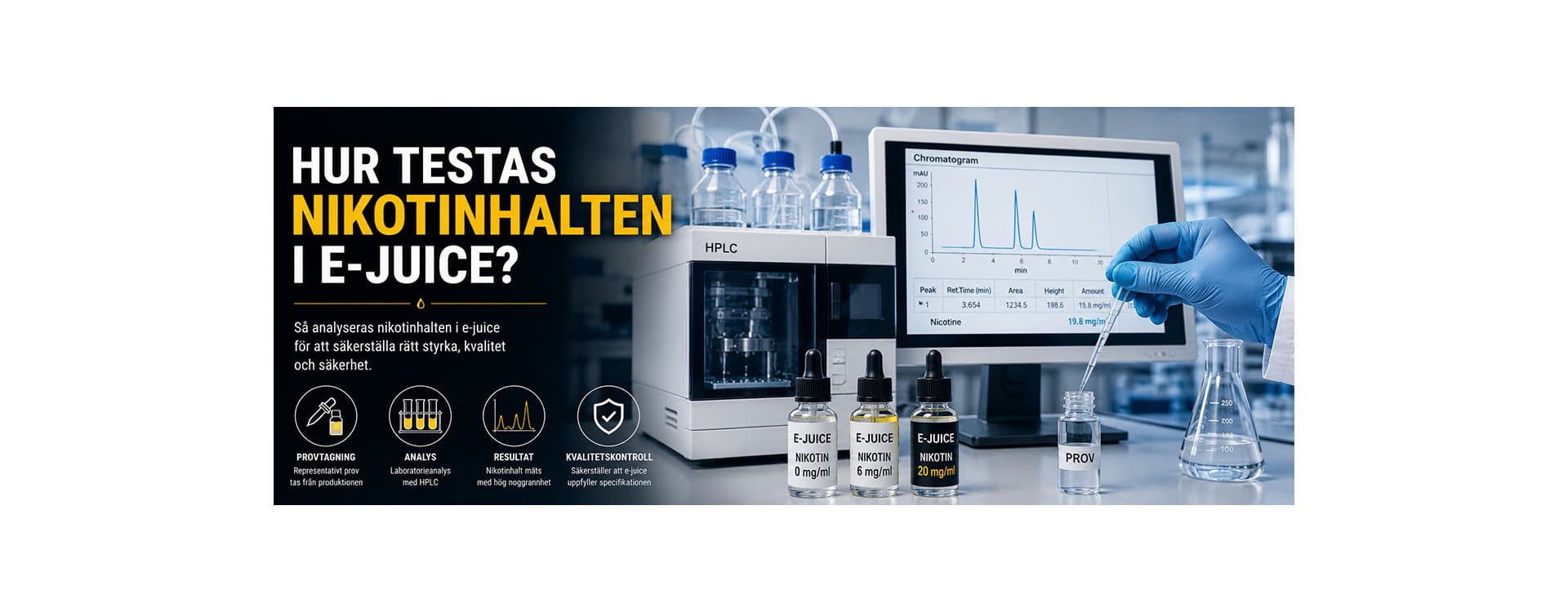 How Is the Nicotine Content in E-Juice Tested?