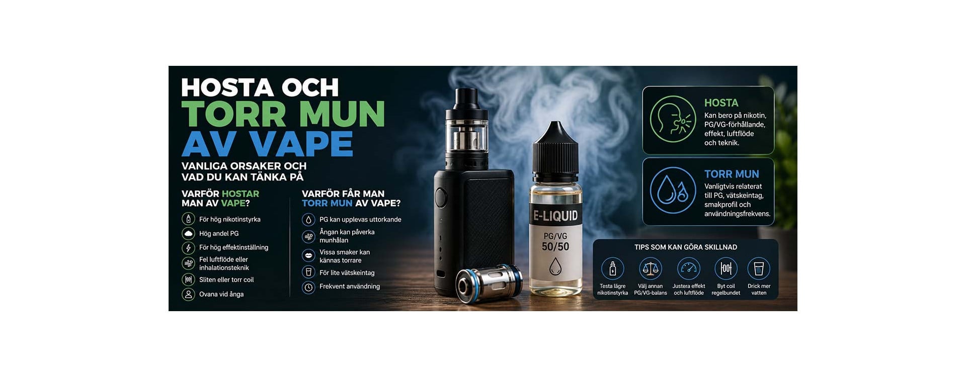 Coughing and Dry Mouth from Vaping – Common Causes and What to Consider