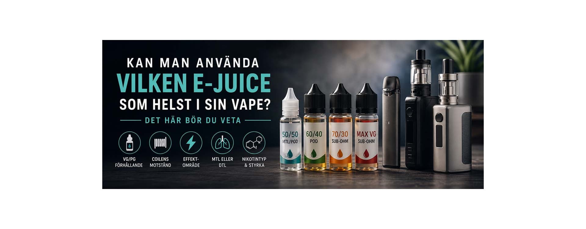 Can you use any e-juice in your vape? Can you use any e-juice in your vape?