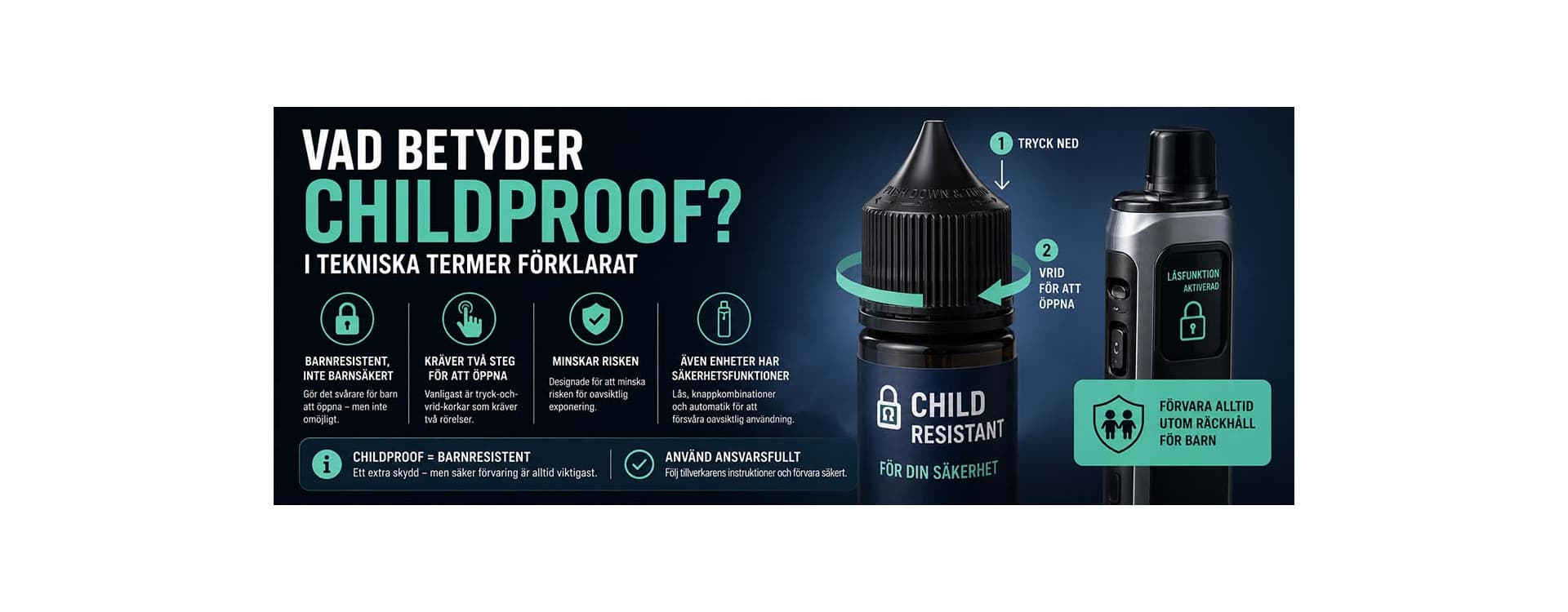 What does “childproof” mean in technical terms? What does “childproof” mean in technical terms?